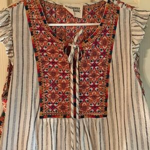 Multi- colored Embroidered top.